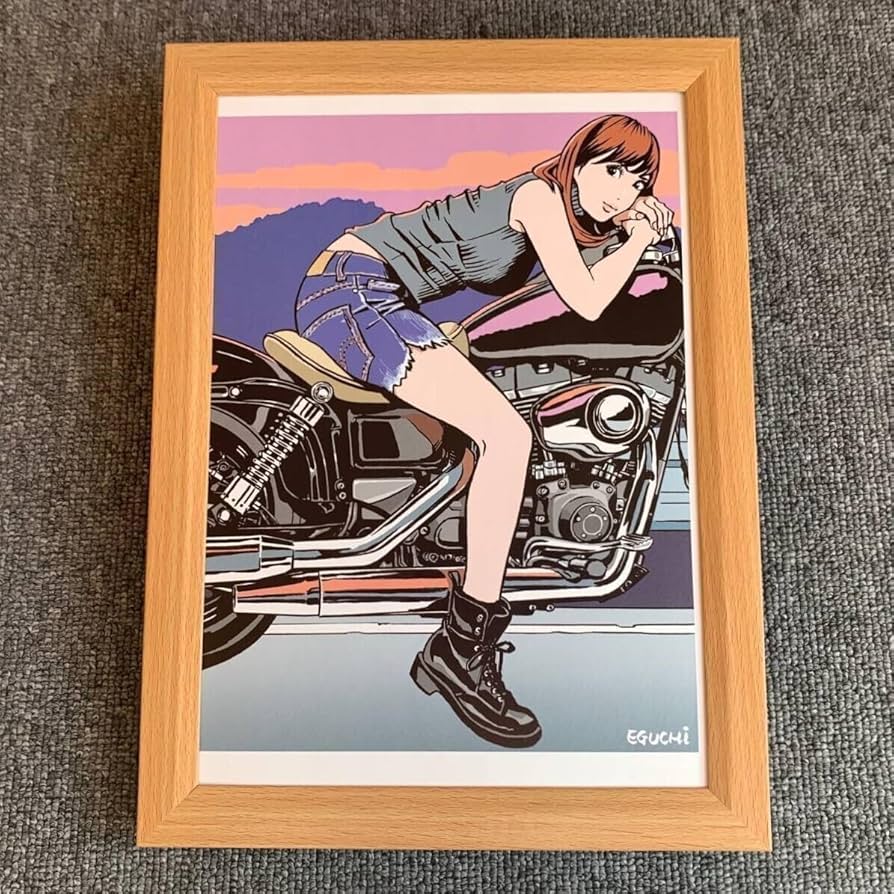 【user_b83b054d様用】江口寿史氏特大B2サイズポスター額装品2種類 user_b83b054d様用】江口寿史氏特大B2サイズポスター額装品2種類